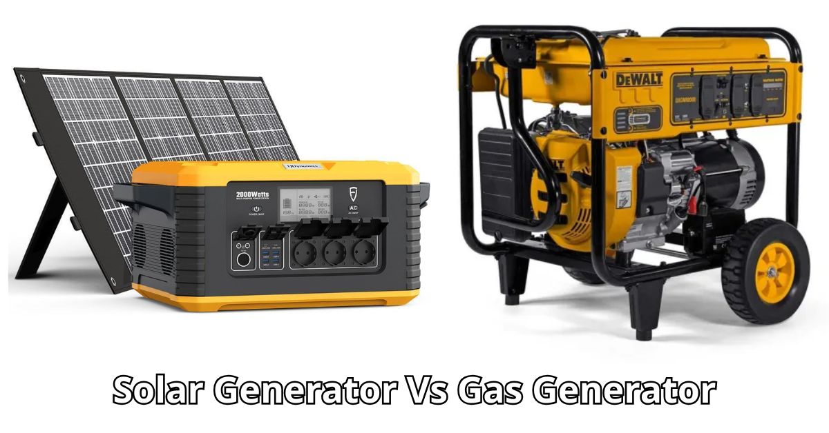 Solar Generator Vs Gas Generator