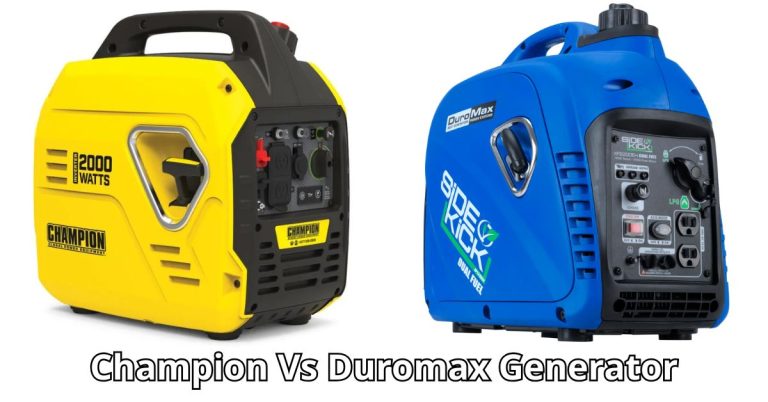 Champion Vs Duromax Generator