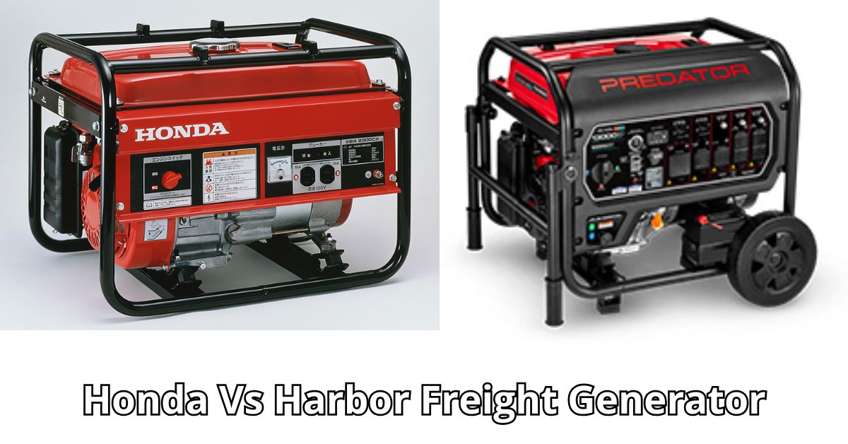 Honda Vs Harbor Freight Generator