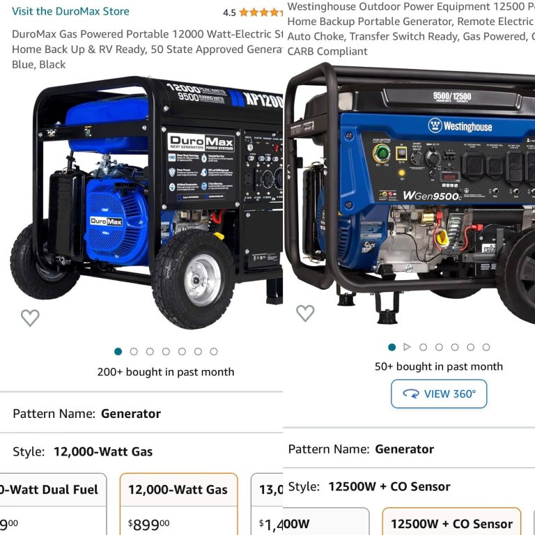 Duromax Vs Westinghouse Generator