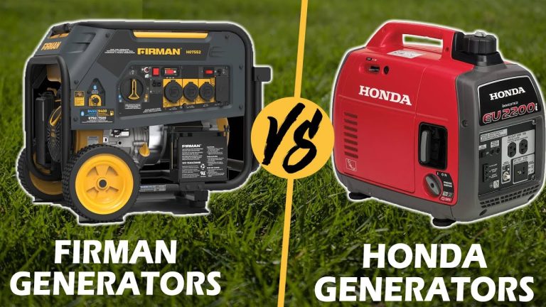 Firman Vs Honda Generator