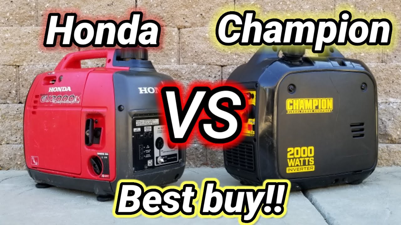 Honda Vs Champion Generator