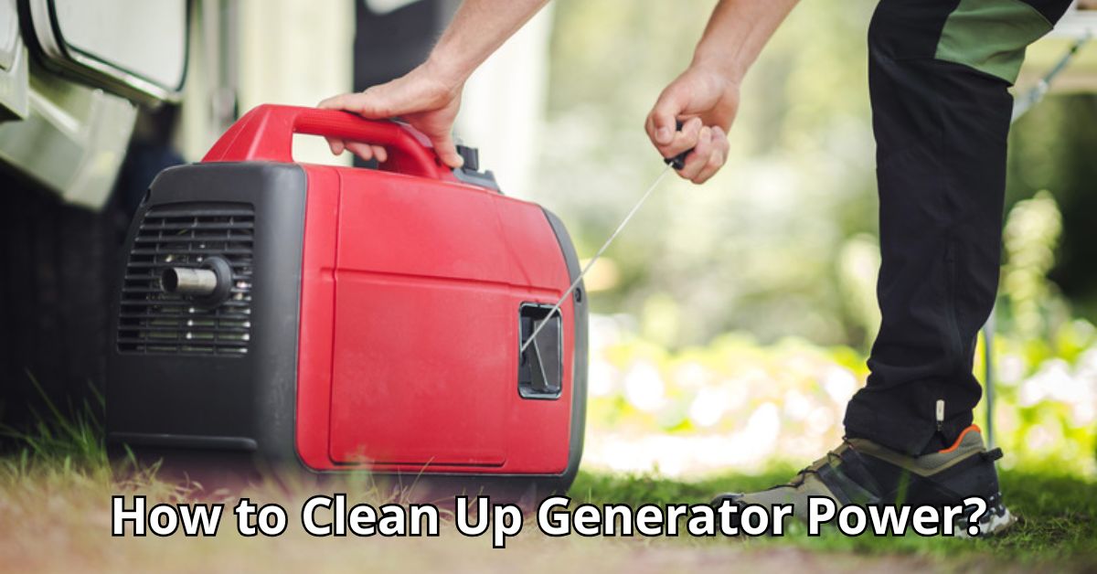 How to Clean Up Generator Power