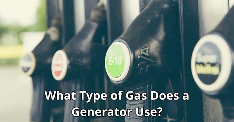 What Type of Gas Does a Generator Use