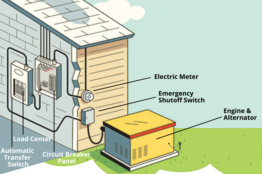 How is a Generac Generator Powered