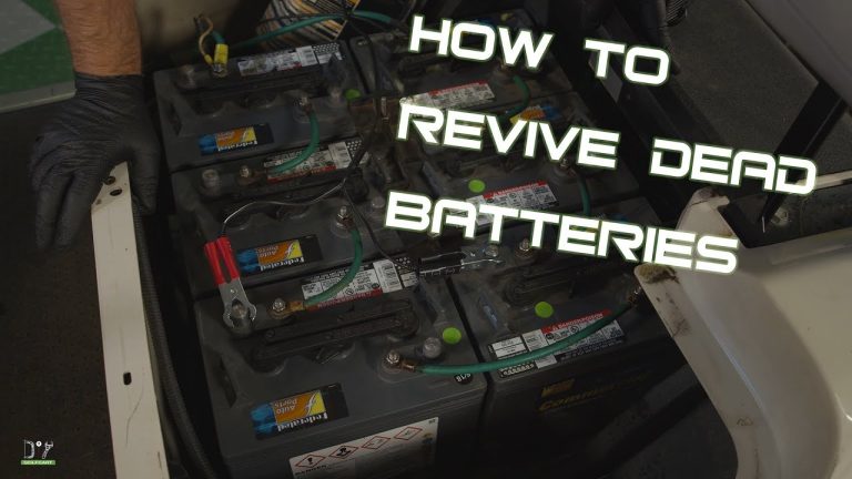 How to Charge a Dead Golf Cart Battery