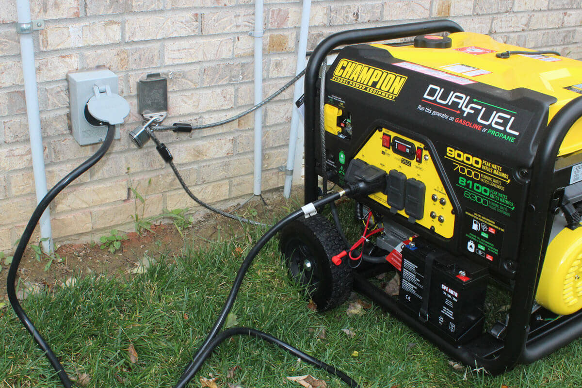 How to Secure a Generator Outside