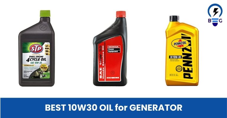 BEST 10W30 OIL for GENERATOR