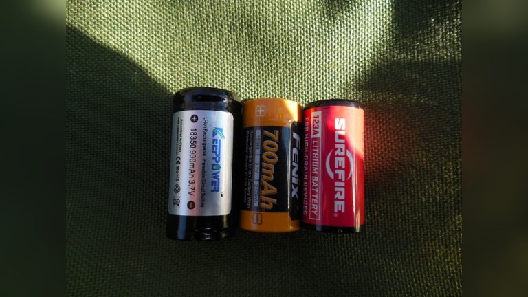 18350 Battery Vs Cr123