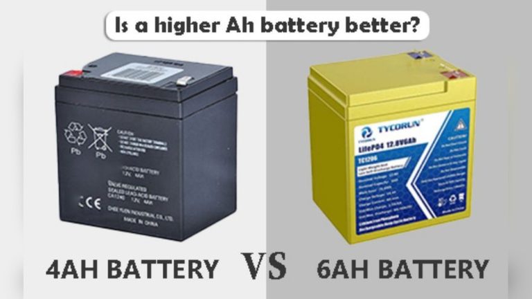 4Ah Vs 6Ah Battery