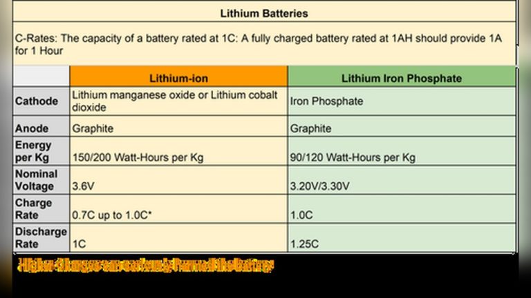 Lithium Iron Phosphate Battery Vs Lithium Ion
